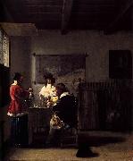 Pieter de Hooch, The Visit